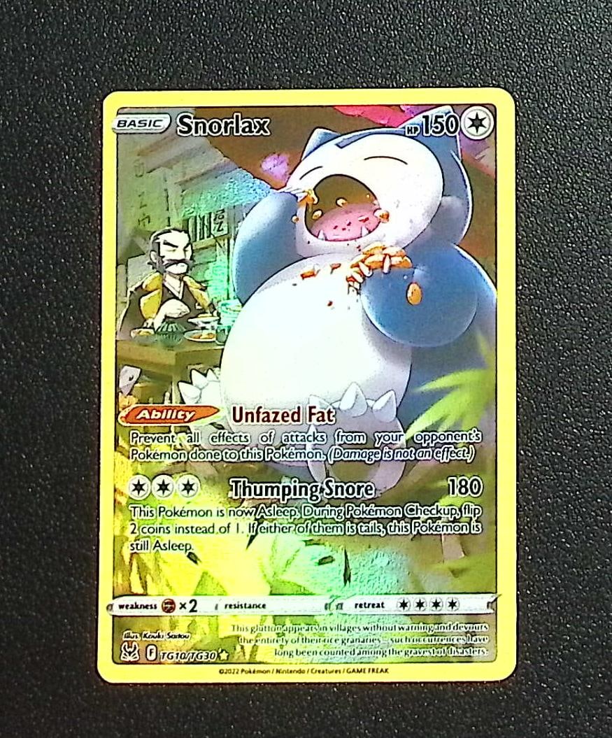Pokemon Lost Origin Trainer Gallery Snorlax #TG10 (1 of 2)
