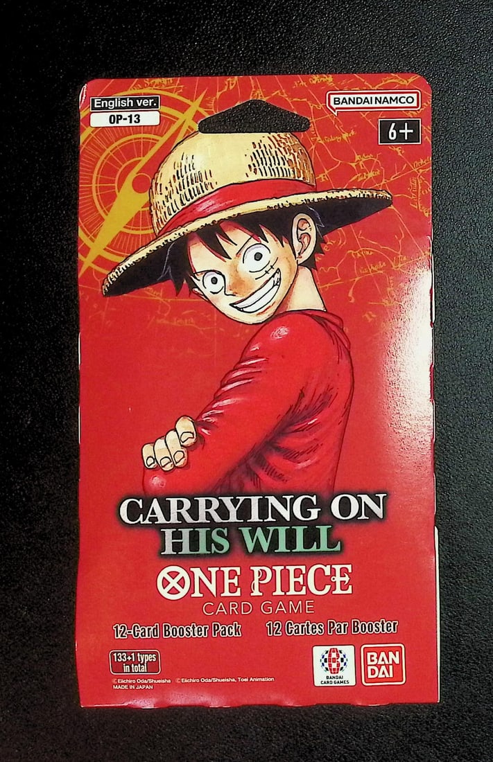 2026 One Piece Carrying on His Will OP-13 12 Card TCG Booster Pack (1 of 1)