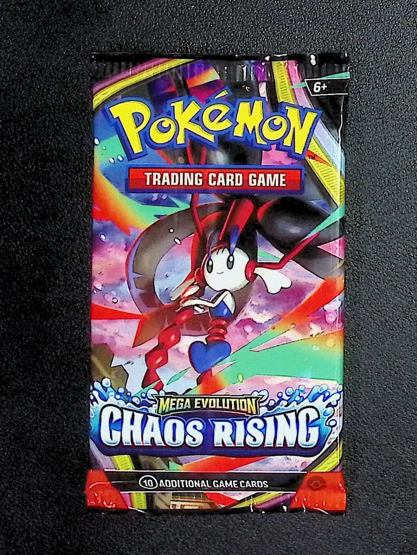 2026 Pokemon Chaos Rising 10 Card Booster Pack Charizard Pikachu Holo Rare Cards (1 of 1)