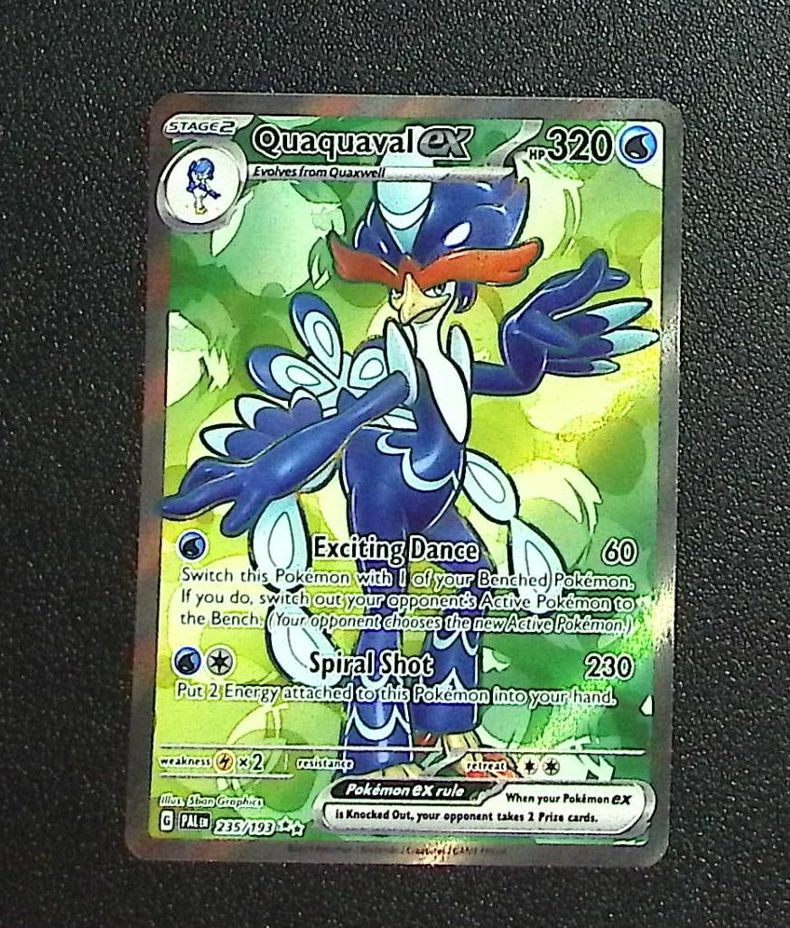 Pokemon Paldea Evolved Quaquaval Ex Full Art Ultra Rare #235 (1 of 2)