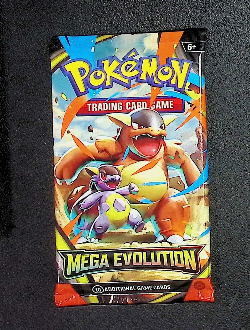 2025 Pokemon Mega Evolutions 10 Card Booster Pack (1 of 1)