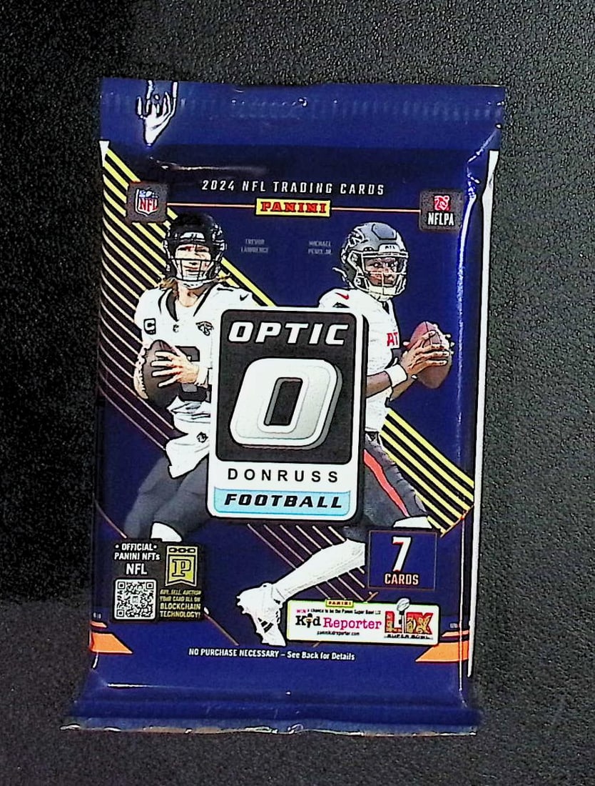 2024 Donruss Optic Football MEGA BOX PACK - Downtown, Uptown Inserts, Jayden Daniels Sports Card (1 of 1)