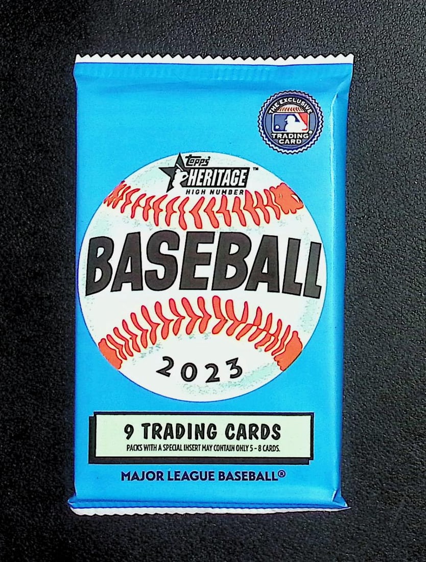2023 Topps Heritage Baseball Card HIGH NUMBER MEGA BOX PACK, Sports Cards, Rookie Cards, MLB Trading (1 of 1)