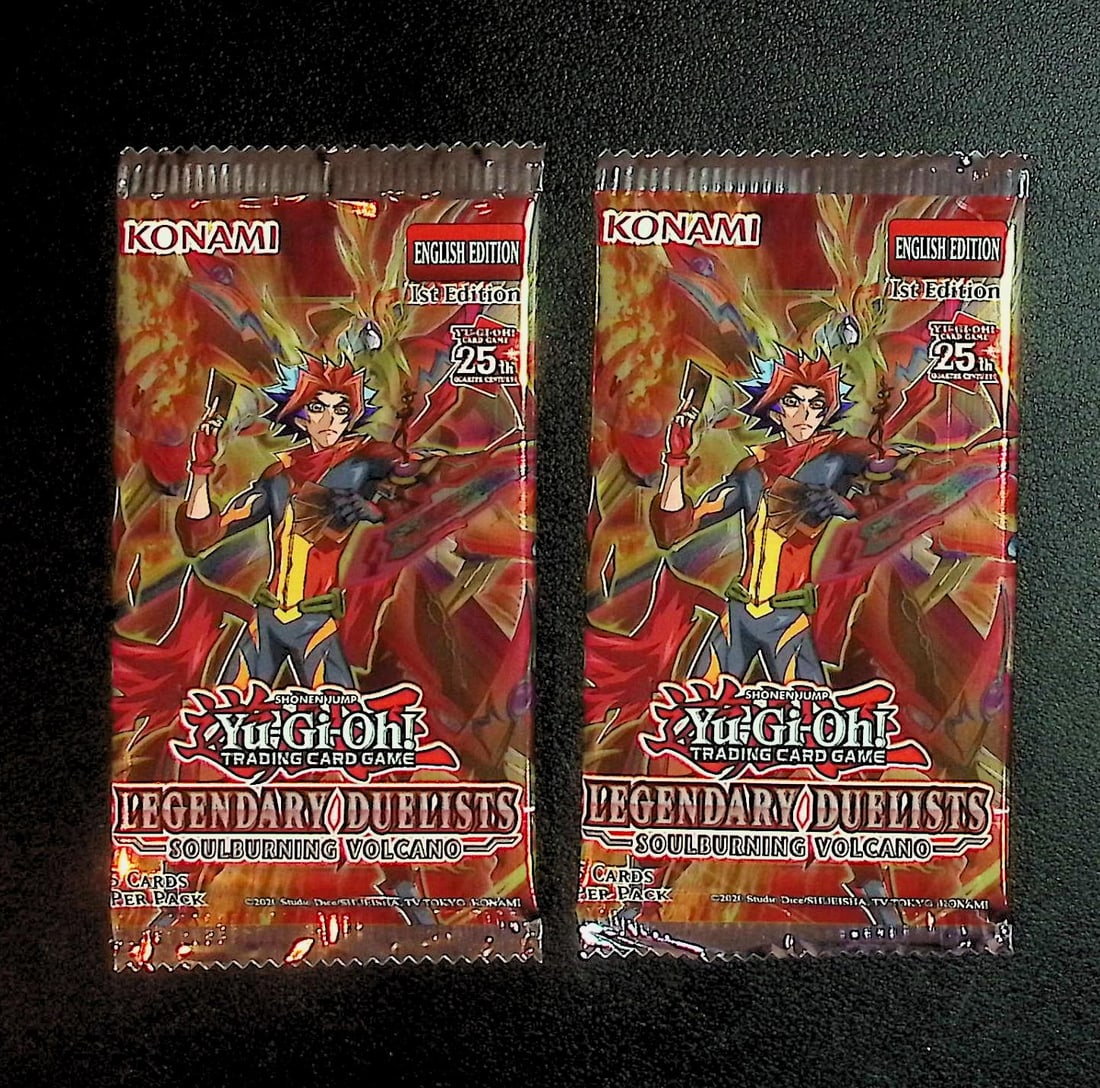 2020 Konami Yu-Gi-Oh! Legendary duelists - Soulburning Volcano - 25th Anniversary 1st Edition (1 of 1)