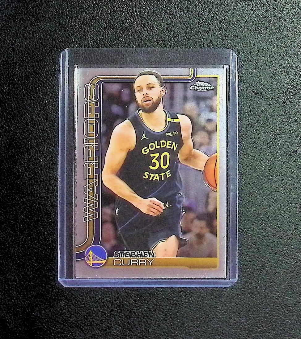 Stephen Curry 2025-26 Topps Chrome #201 Golden State Warriors: Topps & Bowman Basketball NBA Trading & Sports Cards, Sports Cards for Sale Near Me, Chrome, Refractor, SP, SSP, Valuable Auction Memorabilia Lots Sold On Line, NBA Championship & Hall of Fame Player 