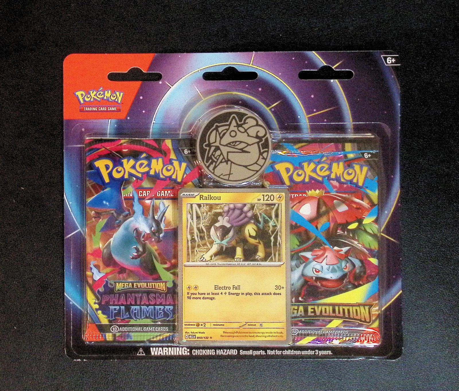 Pokemon Blister Booster Hanger: 1 - 2025 Pokemon Mega Evolutions & 1 - Phantasmal Flames: Pokemon Trading Card Game Cards, Charizard, Pikachu, Mewto, EX, Referse Holo, Holo Rare Cards, Secret Rare Cards, Full Art Cards, Evee, 3 Stars Ultra Rare Cards, Double Rare, Illustration Rare, Specia