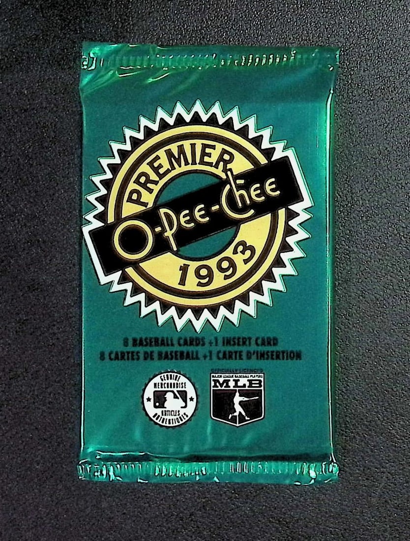 1993 O Pee Chee Premier Baseball Cards Retail Box Pack (1 of 1)