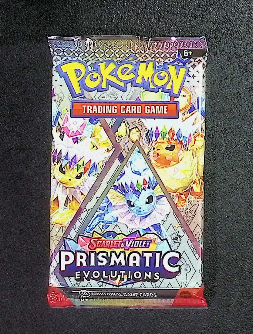 2025 Pokemon Scarlet & Violet Prismatic Evolutions 10 Card Booster Pack Charizard (1 of 1)