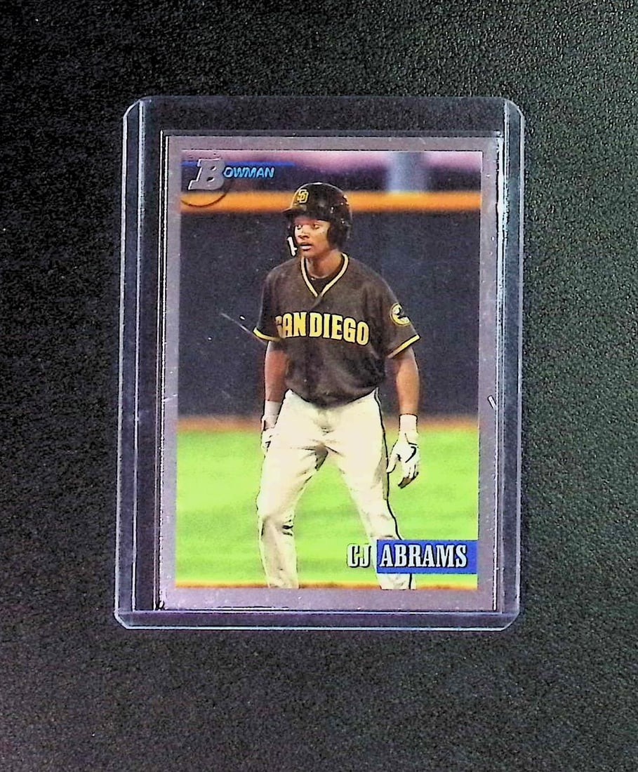 Cj Abrams Prospects Chrome 2021 Bowman Heritage #145 Padres, Nationals (1 of 2)