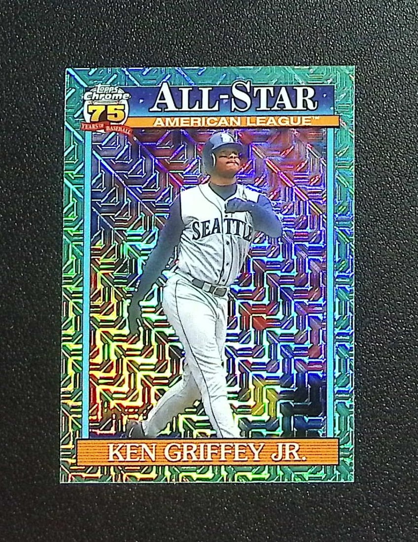 Ken Griffey Jr. Silver Pack Aqua Refractor /199 2026 Topps #91ASC-45 Seattle Mariners: Topps, Bowman, & Fanatics Baseball MLB Trading & Sports Cards, Sports Cards for Sale Near Me, World Series & Hall of Fame Players Memorabilia, Refractors, X-Fractors, Numbered, SP, SSP, Valuable Aucti
