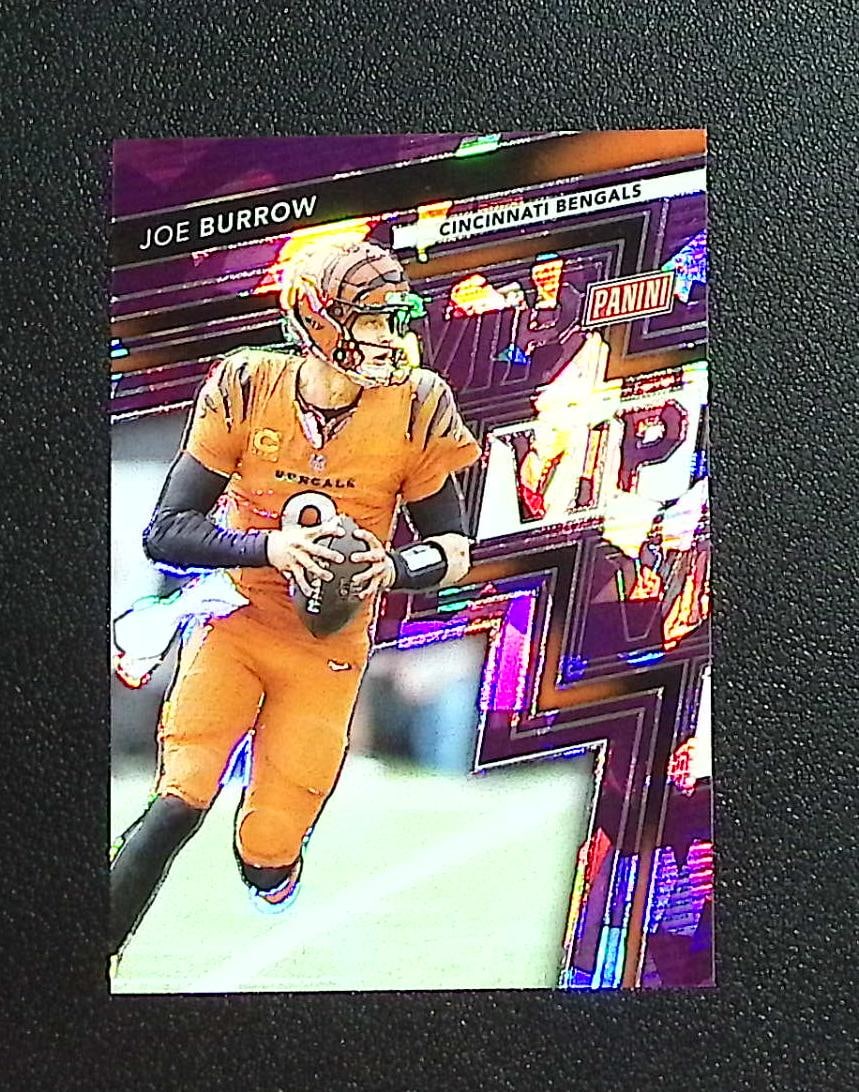 Joe Burrow Purple Ice /50 2025 Panini The National VIP #29 Cincinnati Bengals: Panini, Donruss Optic, & Donruss Select, Prizm, Mosaic, Contenders, Zenith, Phoenix, Illusions, Absolute, Rookie NFL Sports Trading Cards, SP, SSP, Cards, Football Cards for Sale Near Me, Superbowl & 