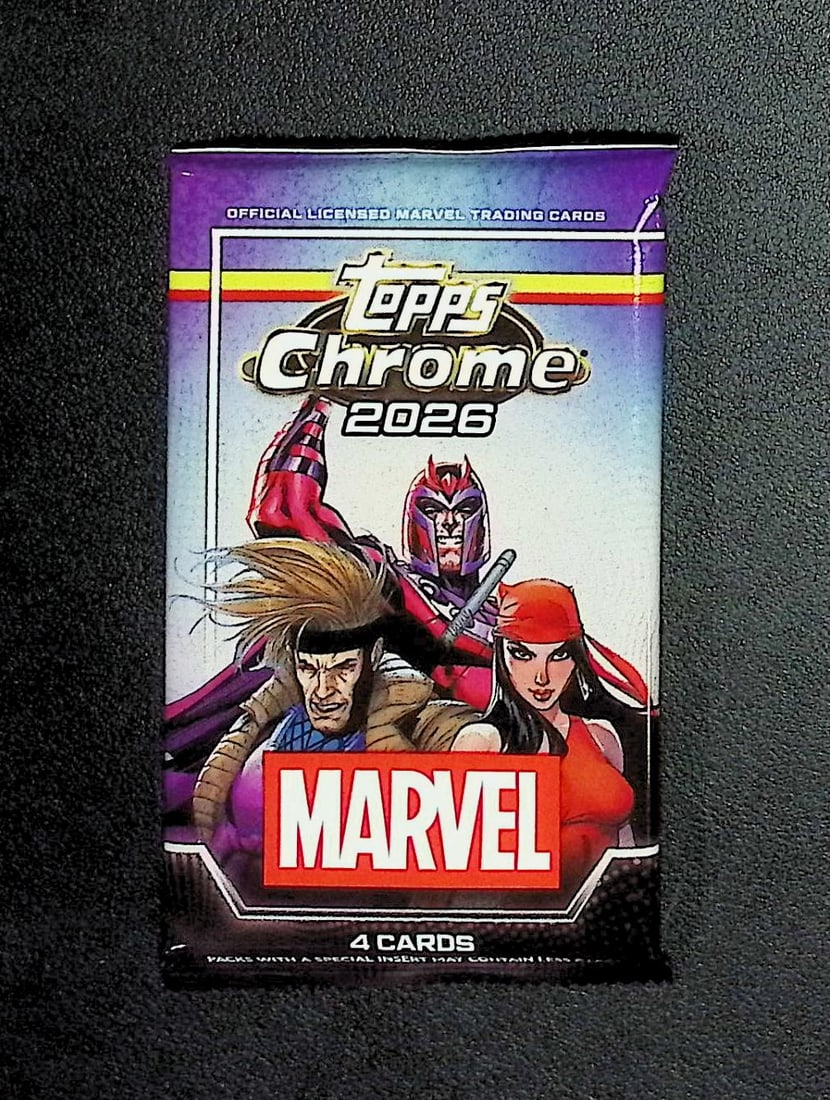 2026 Topps Chrome Marvel Super Heroes Blaster Box Pack (1 of 1)