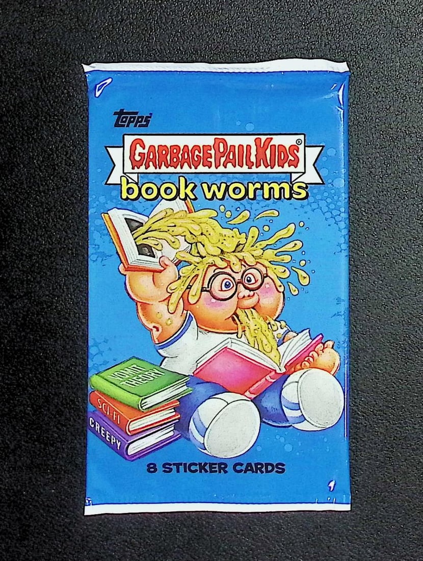 2022 Gargage Pail Kids Bookworms Mega Box Pack: Numbered Cards, Wave Parallels, Topps Trading Cards Sold on Line, Auction Lots for sale on line, Trading Card Stickers