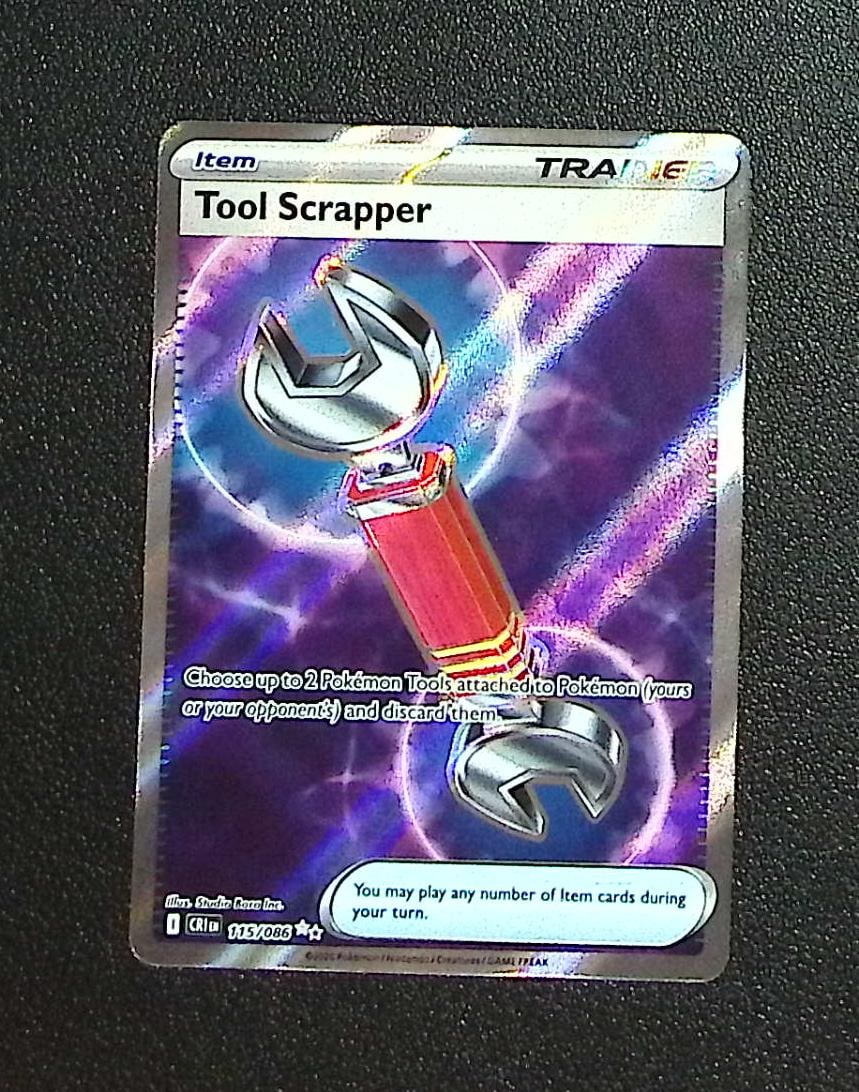 Pokemon Chaos Rising Tool Scrapper Full Art Ultra Rare #115: Pokemon Trading Card Game Cards, Charizard, Pikachu, Mewtwo, Reverse Holo, Holo Rare, Secret Rare Cards, Full Art Cards, Eevee, Ultra Rare Card, Illustration Rare, Special Illustration Rare SIR
