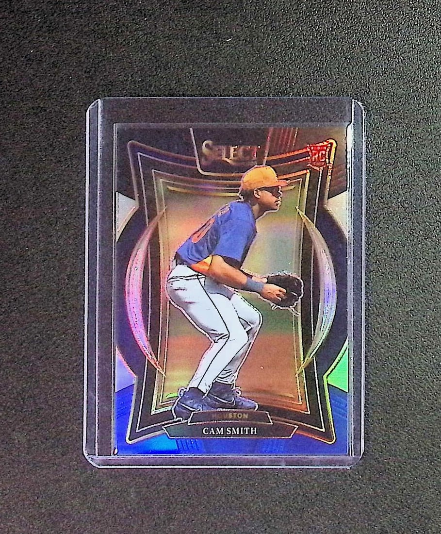 Cam Smith Rookie Black and Blue Prizm /49 2025 Panini Select #46: Panini, Donruss, & Donruss Optic Baseball MLB Trading & Sports Cards, Sports Cards for Sale Near Me, Prizm, Mosaic, Select, SP, SSP, Auction Memorabilia Lots for Sale On Line, World Series & Hall of F