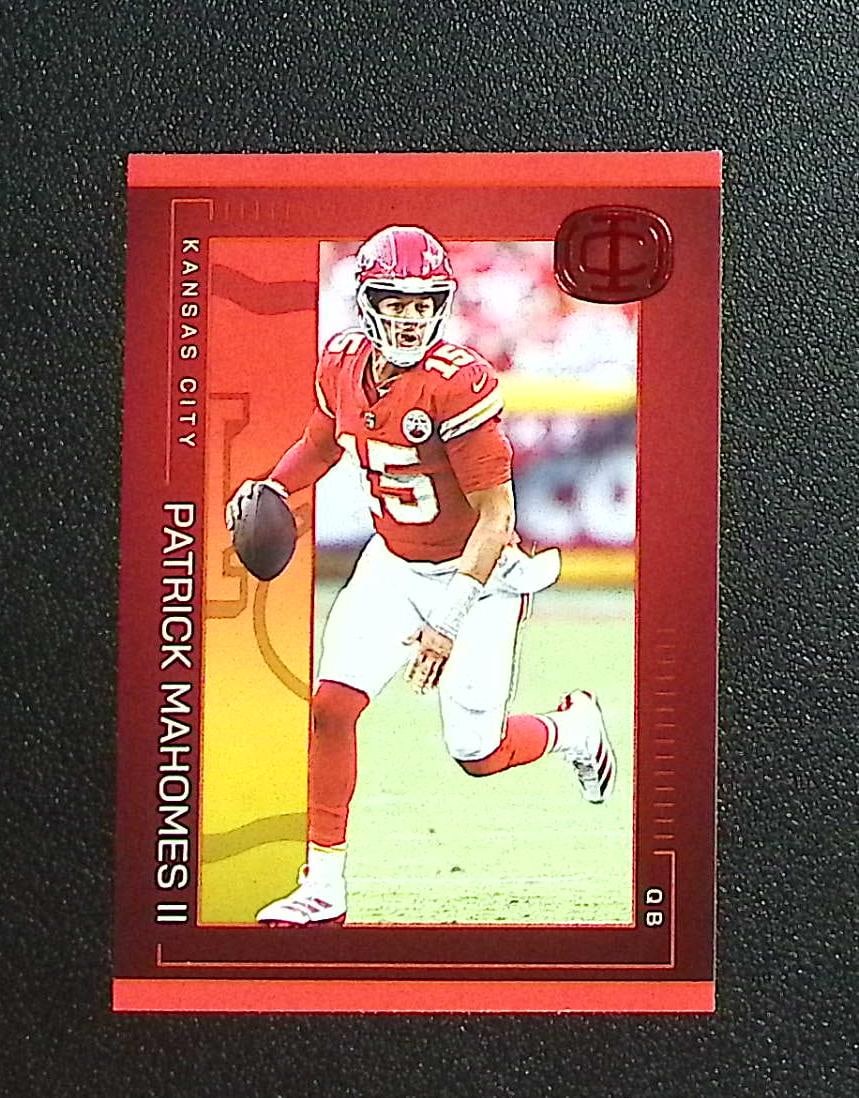 Patrick Mahomes Red Parallel 2025 Panini Icon Collection Mahomes #18 Chiefs: Panini, Donruss Optic, & Donruss Select, Prizm, Mosaic, Contenders, Zenith, Phoenix, Illusions, Absolute, Rookie NFL Sports Trading Cards, SP, SSP, Cards, Football Cards for Sale Near Me, Superbowl & 