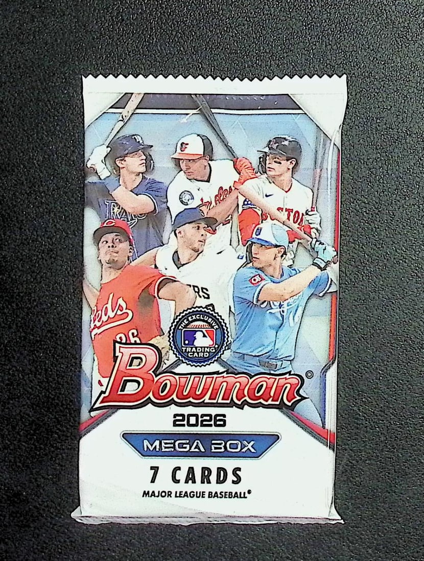 2026 Bowman Baseball Cards MEGA BOX PACK, Roman Anthony Rookie Card, Konnor Griffin Prospect (1 of 1)