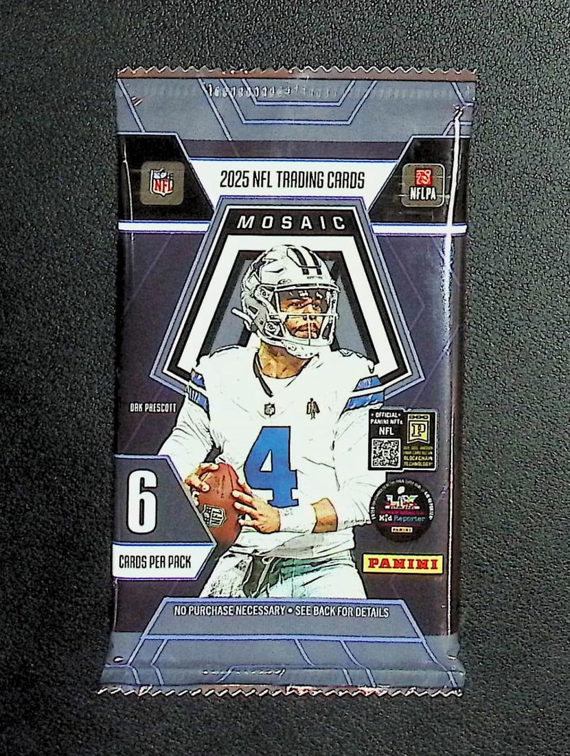 2025 Panini Mosaic Football BLASTER BOX PACK - Jaxson Dart, Cam Skattebo, Emeka Egbuka, Ashton: Panini Rookie Football NFL Trading & Sports Cards, Rookie Cards in This Set are Jaxson Dart, Cam Ward, Shedeur Sanders, Cam Skattebo, Travis Hunter, Football & Sports Cards for Sale Near Me, Silver, W