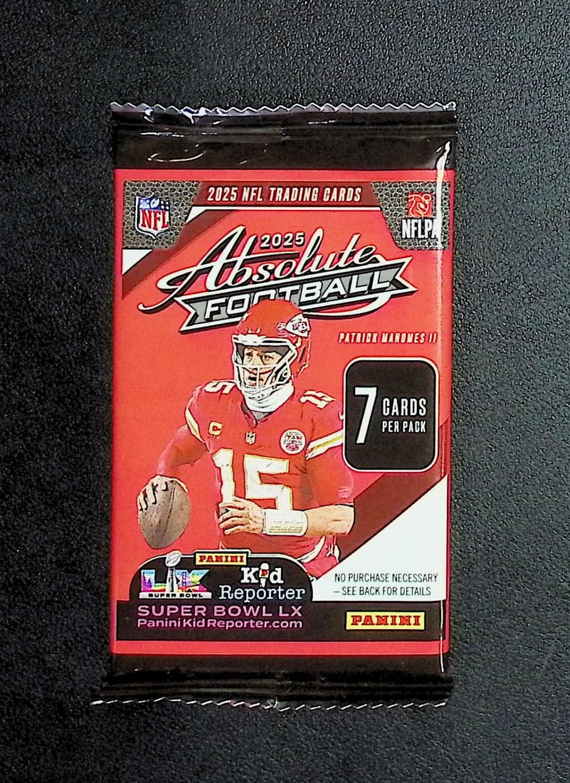 2025 Panini Absolute Football MEGA BOX PACK- RC: Jaxson Dart, Emeka Egbuka: Panini Rookie Football NFL Trading & Sports Cards, Rookie Cards in This Set are Jaxson Dart, Cam Ward, Shedeur Sanders, Cam Skattebo, Travis Hunter, Football & Sports Cards for Sale Near Me, Silver, W