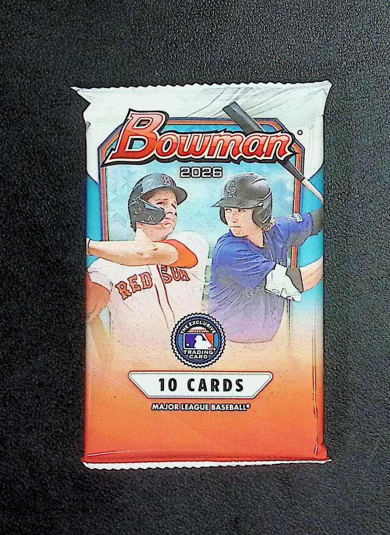 2026 Bowman Baseball Cards BLASTER BOX PACK Roman Anthony Rookie Card, Konnor Griffin Prospect (1 of 1)