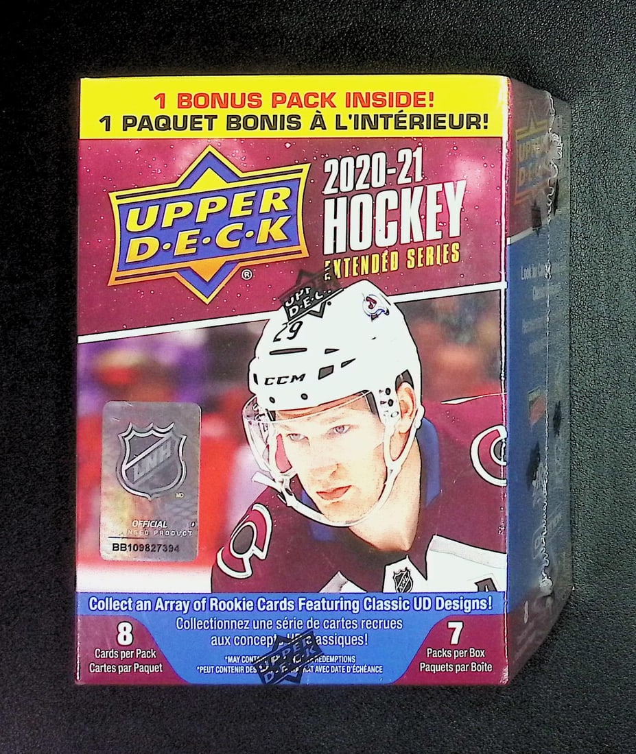 2020-21 Upper Deck Extended Series Hockey Card Blaster Box Sports Cards (1 of 1)