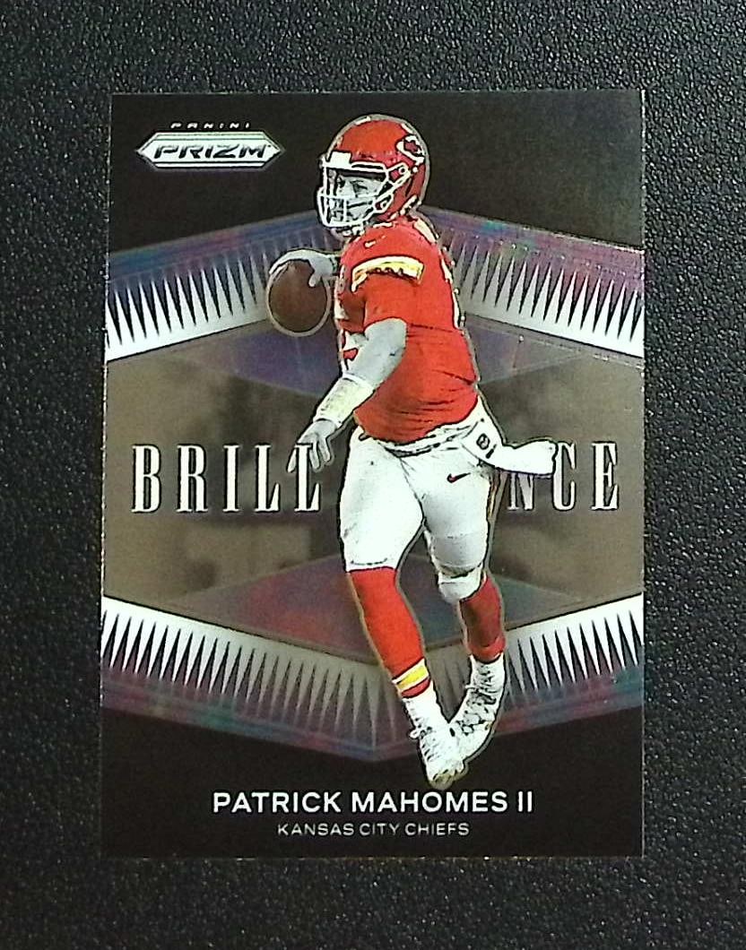 Patrick Mahomes Brilliance 2021 Panini Prizm #B-1 Kansas City Chiefs (1 of 2)