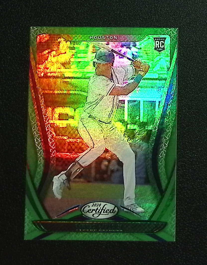 Yordan Alvarez Rookie Card Green 2020 Panini Certified #7 Houston Astros: Panini, Donruss, & Donruss Optic Baseball MLB Trading & Sports Cards, Sports Cards for Sale Near Me, Prizm, Mosaic, Select, SP, SSP, Auction Memorabilia Lots for Sale On Line, World Series & Hall of F
