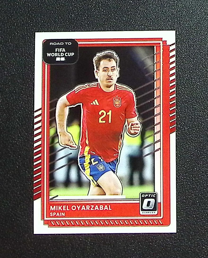 Mikel Oyarzabal 2025-26 Donruss Optic Road to FIFA World Cup #15 Spain (1 of 2)