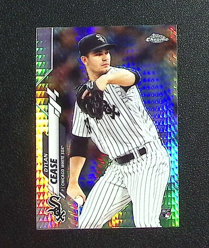 Dylan Cease Rookie Card Prism Refractor 2020 Topps Chrome #43 White Sox, Blue Jays: Topps, Bowman, & Fanatics Baseball MLB Trading & Sports Cards, Sports Cards for Sale Near Me, World Series & Hall of Fame Players Memorabilia, Refractors, X-Fractors, Numbered, SP, SSP, Valuable Aucti