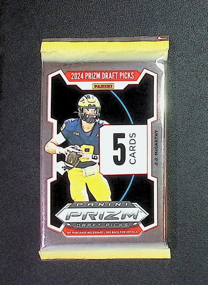 2024 Panini Prizm Draft Picks Football Card BLASTER Box Pack Sports Card Rookie NFL Trading Cards: Panini Rookie Football NFL Trading & Sports Cards, Rookie Cards in This Set are Jayden Daniels, Bo Nix, Drake Maye, Marvin Harrison, Jr, JJ McCarthy, Football & Sports Cards for Sale Near Me, Silver, 