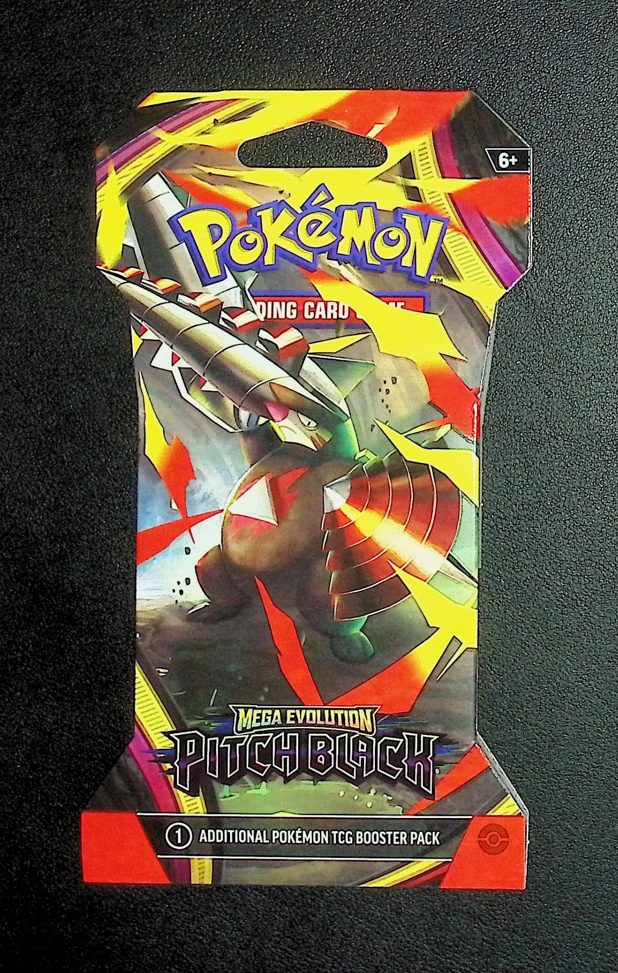 Pokemon Pitch Black Sleeved Booster Pack: Pokemon Trading Card Game Cards, Charizard, Pikachu, Mewto, EX, Referse Holo, Holo Rare Cards, Secret Rare Cards, Full Art Cards, Evee, 3 Stars Ultra Rare Cards, Double Rare, Illustration Rare, Specia