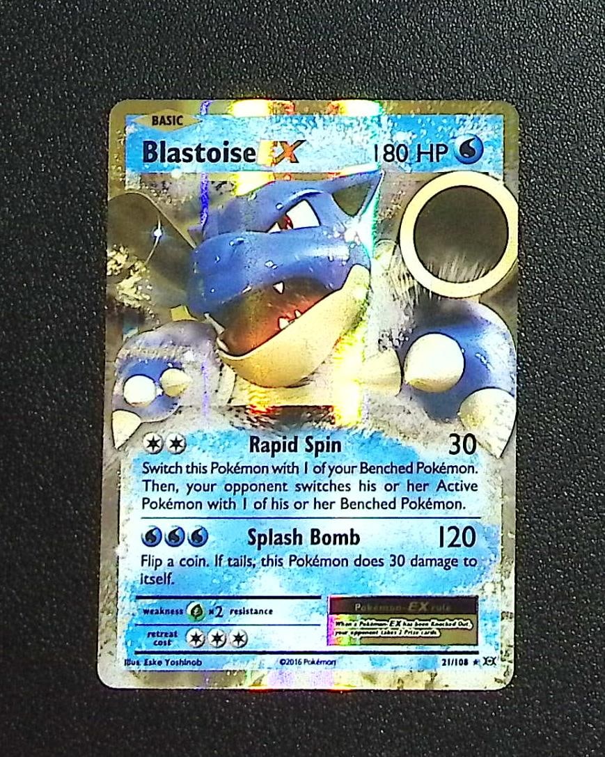 Pokemon XY Evolutions Blastoise Ex #21: Pokemon Trading Card Game Cards, Charizard, Pikachu, Mewtwo, Reverse Holo, Holo Rare, Secret Rare Cards, Full Art Cards, Eevee, Ultra Rare Card, Illustration Rare, Special Illustration Rare SIR