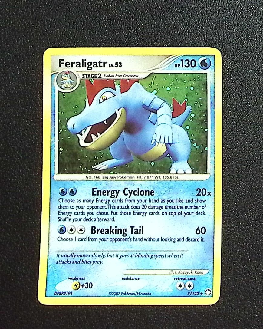 Pokemon Mysterious Treasures Feraligatr Holo Rare #8 HP, Wrinkles, See Pics: Pokemon Trading Card Game Cards, Charizard, Pikachu, Mewtwo, Reverse Holo, Holo Rare, Secret Rare Cards, Full Art Cards, Eevee, Ultra Rare Card, Illustration Rare, Special Illustration Rare SIR