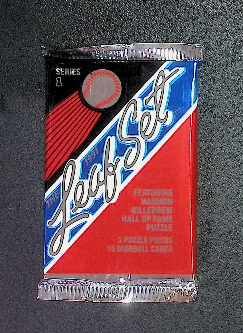 1991 Leaf Set Series 1 Baseball Retail Box Wax Pack - Featuring Harmon Killebrew HOF Puzzle (1 of 1)