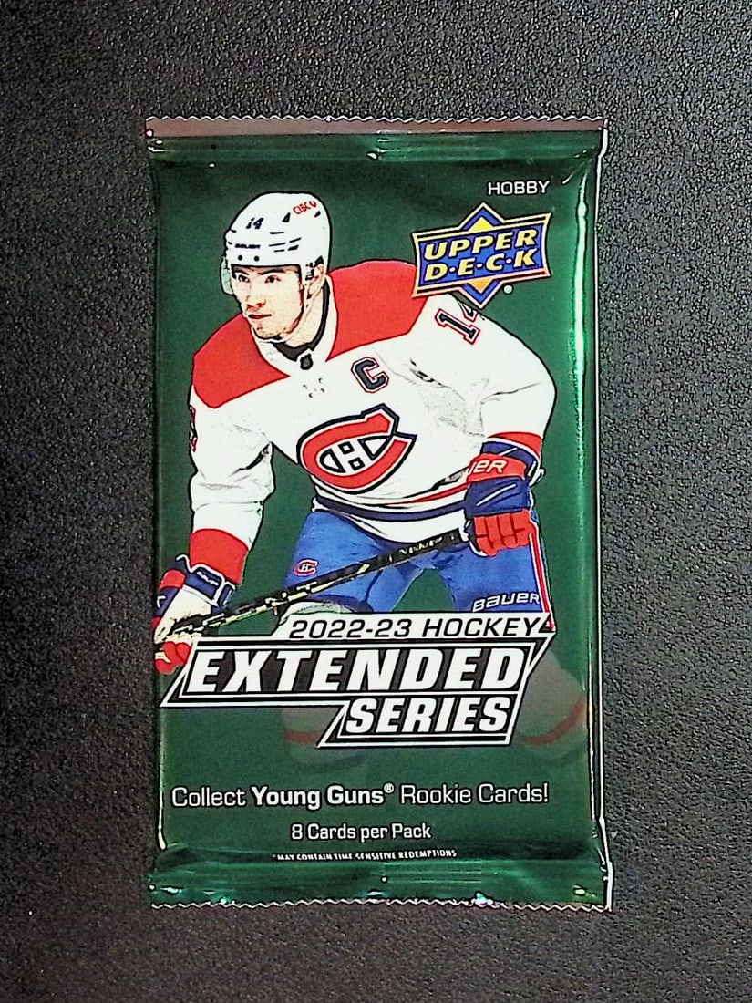 2022-23 Upper Deck EXTENDED SERIES Hockey HOBBY BOX PACK - Collect Young Guns Rookie Cards (1 of 1)