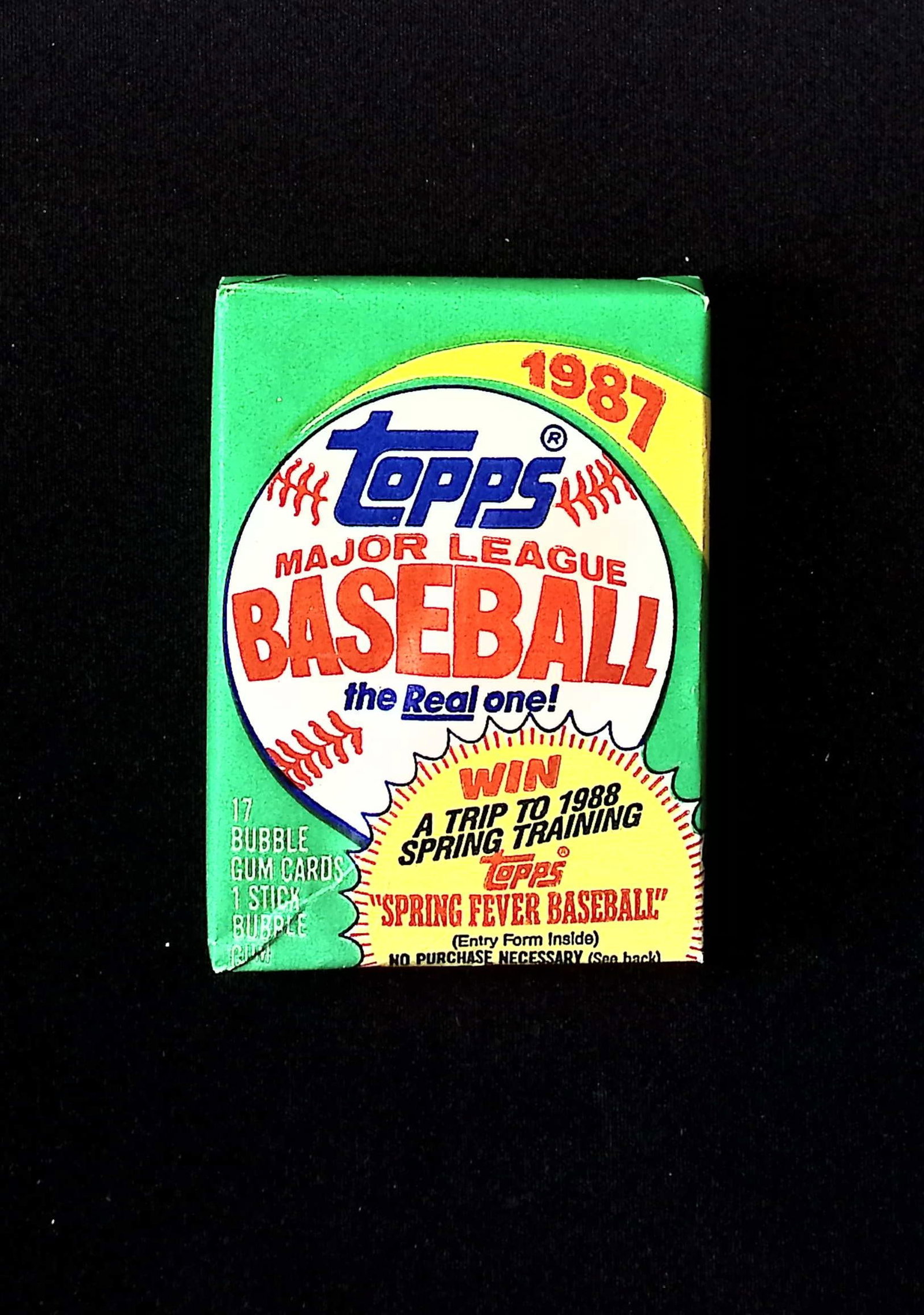 1987 Topps Series 1 Vintage Baseball Cards Retail Box Wax Pack Sports Card: Topps Vintage Rookie Baseball MLB Trading & Sports Cards, Old Baseball and Sports Cards For Sale Near Me, World Series Players, Hall of Fame Stars, Nolan Ryan & Mark McGwire Record Breaker, Don Mattin