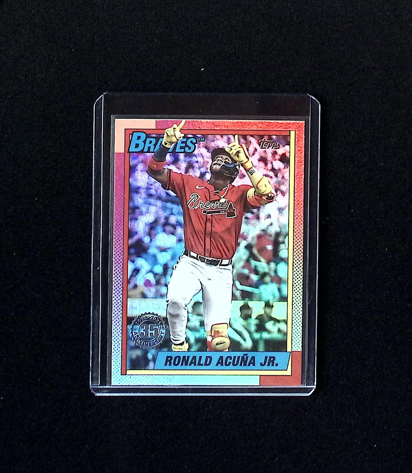 Ronald Acuna Jr. Foil 2025 Topps #U90-22 Atlanta Braves: Topps, Bowman, & Fanatics Baseball MLB Trading & Sports Cards, Sports Cards for Sale Near Me, World Series & Hall of Fame Players Memorabilia, Refractors, X-Fractors, Numbered, SP, SSP, Valuable Aucti