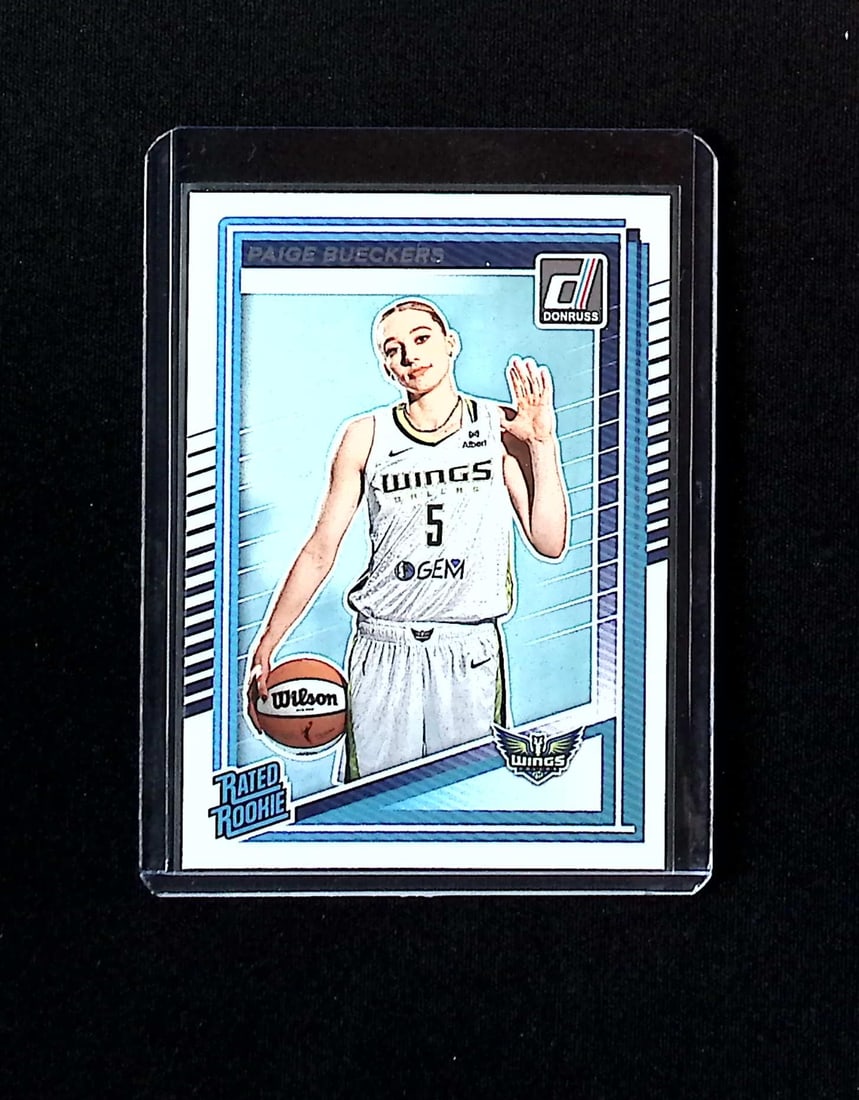 Paige Bueckers Rated Rookie 2025 Donruss #86 Dallas Wings: Panini, Donruss Optic, Donruss Select, Prizm, Mosaic, Contenders, Revolution, Phoenix, NBA Hoops, Rookie NFL Sports Trading Cards, Silver, SP, SSP, Wave Prizms, Numbered Cards, Basketball sports Cards