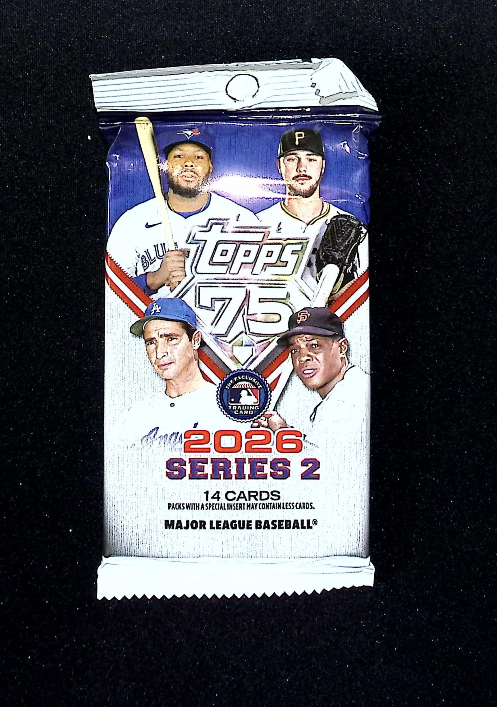 2026 Topps Series 2 Baseball 75th Anniversary HANGER RETAIL PACK (1 of 1)