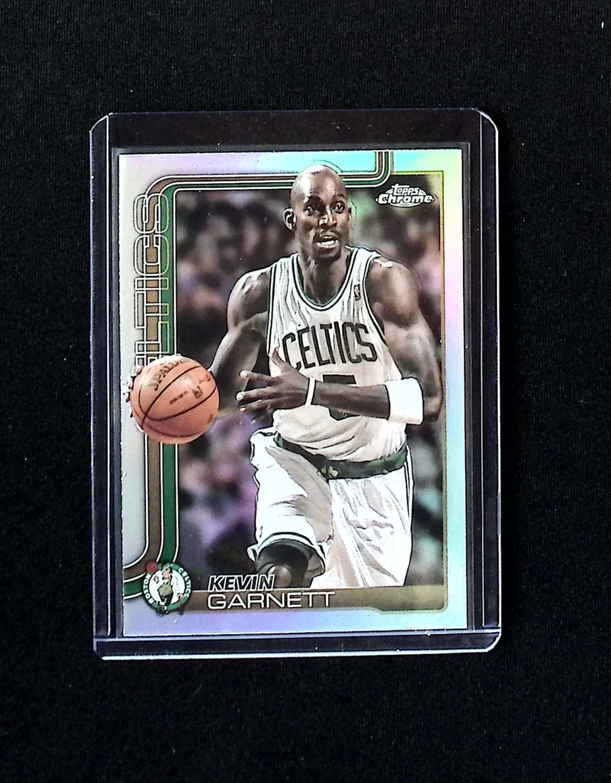 Kevin Garnett Refractor 2025-26 Topps Chrome #247 Boston Celtics: Topps & Bowman Basketball NBA Trading & Sports Cards, Sports Cards for Sale Near Me, Chrome, Refractor, SP, SSP, Valuable Auction Memorabilia Lots Sold On Line, NBA Championship & Hall of Fame Player 