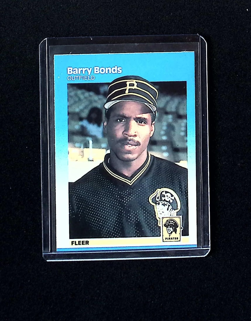 Barry Bonds Rookie Card 1987 Fleer #604 Pittsburgh Pirates (1 of 2)