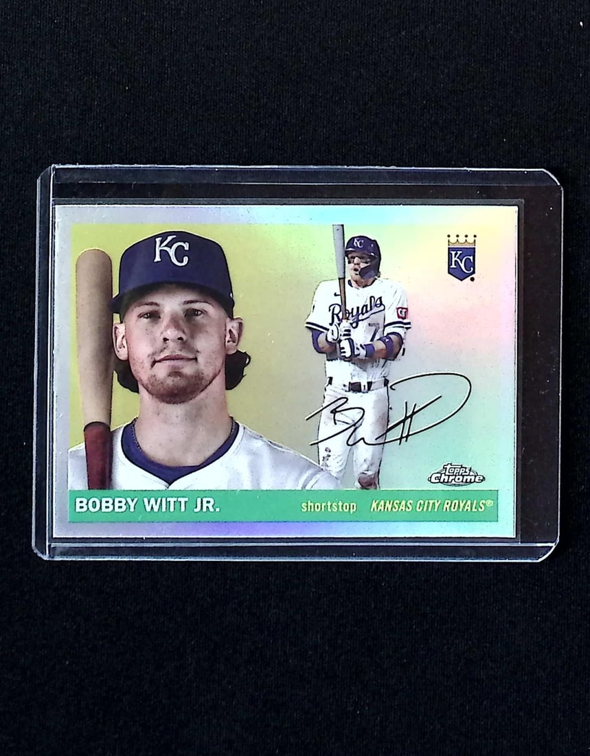 Bobby Witt Jr. Refractor 2025 Topps Chrome Platinum Anniversary #41 Kansas City Royals: Topps, Bowman, & Fanatics Baseball MLB Trading & Sports Cards, Sports Cards for Sale Near Me, World Series & Hall of Fame Players Memorabilia, Refractors, X-Fractors, Numbered, SP, SSP, Valuable Aucti