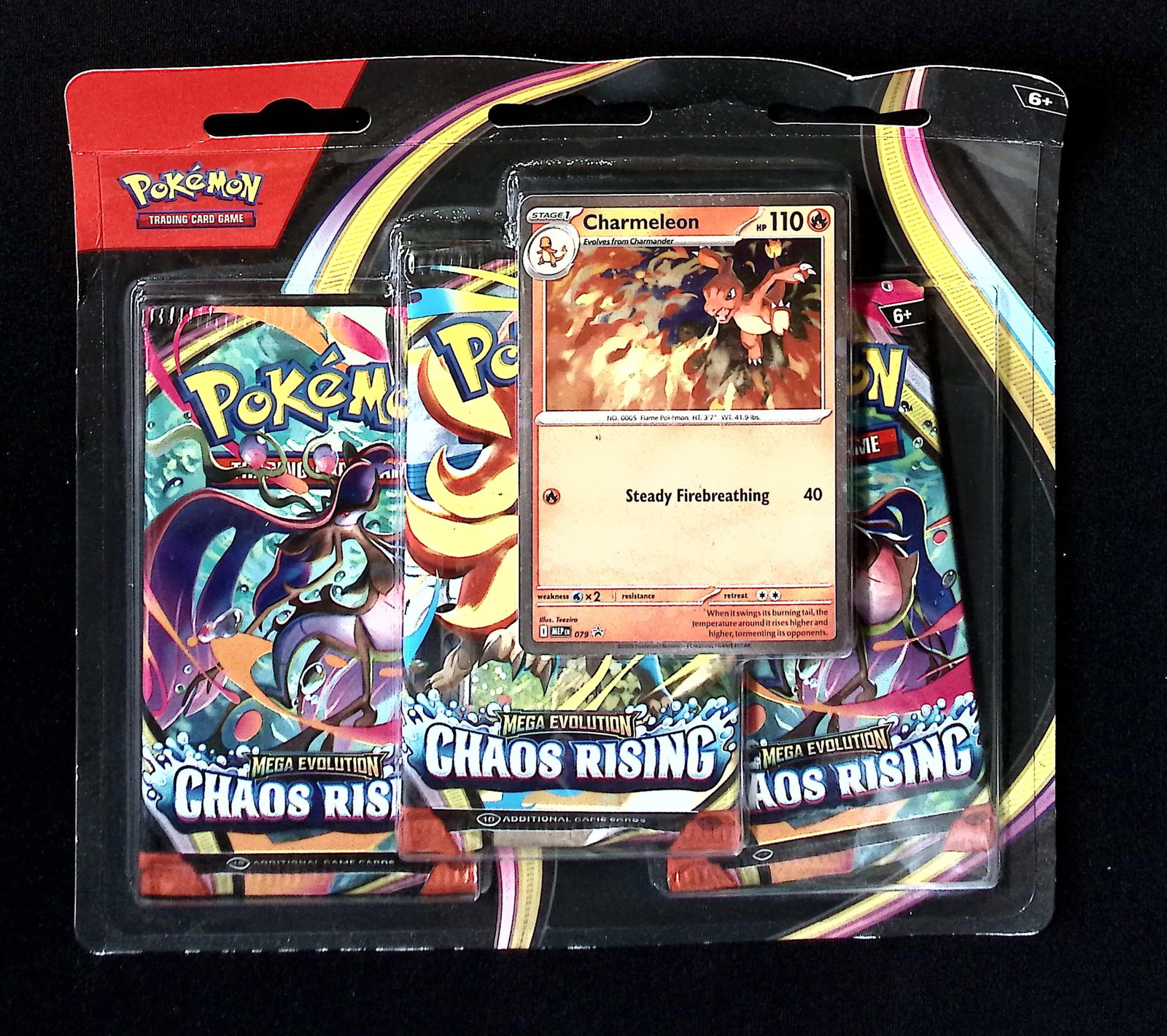 Pokemon Chaos Rising Blister 3 Pack Blister Booster Pack Set (1 of 1)