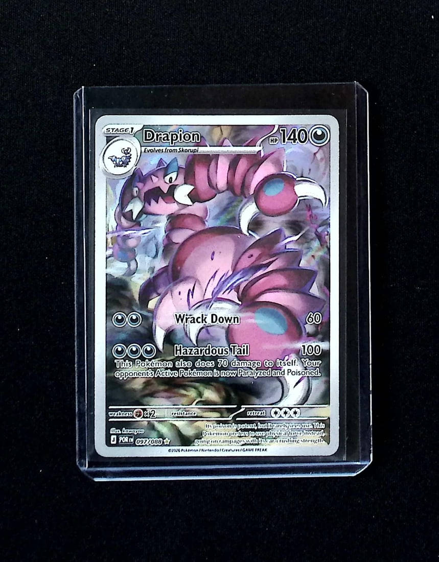 Pokemon Perfect Order Drapion Illustration Rare #97 (1 of 2)