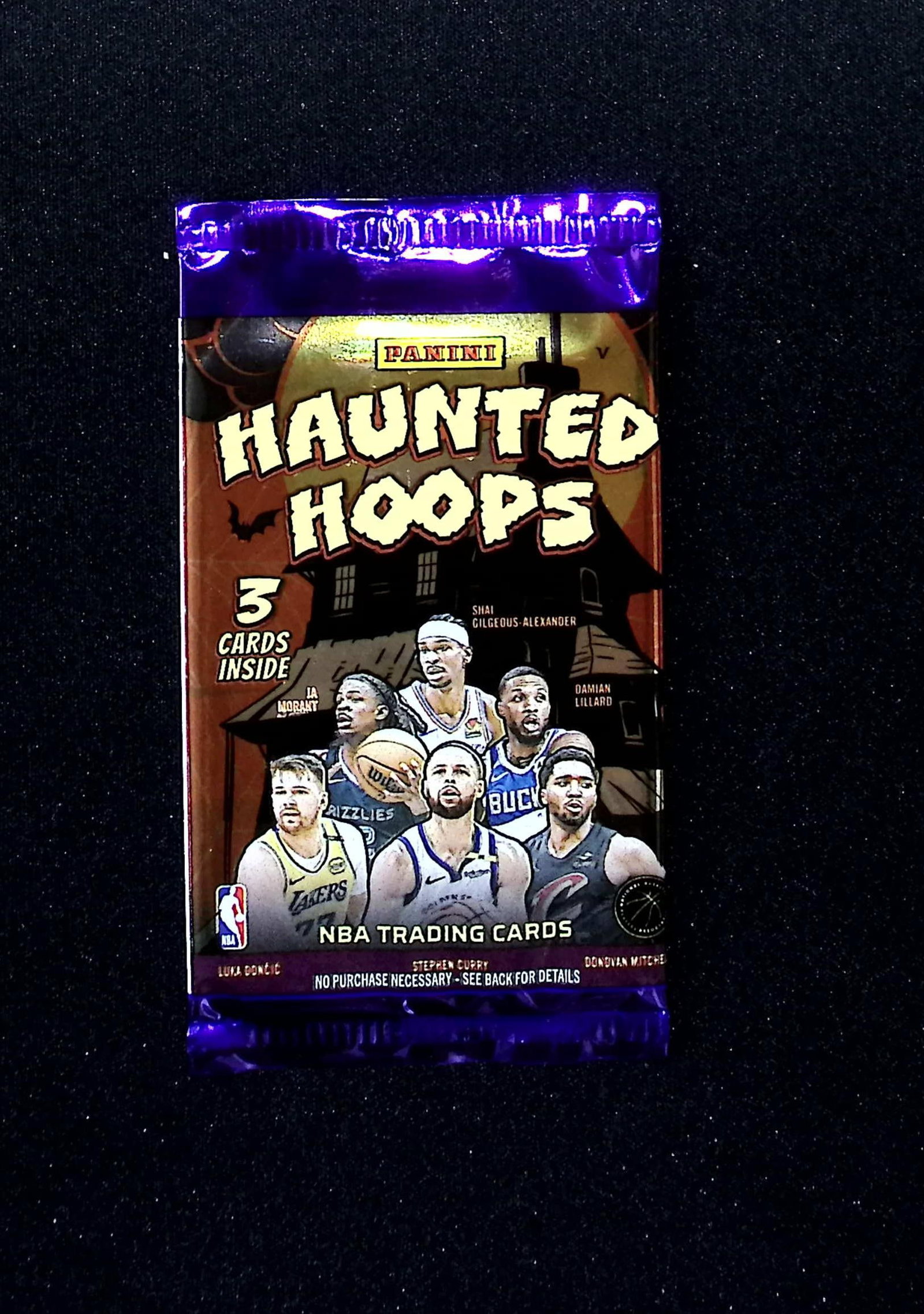2025 Panini Haunted Hoops Basketball Retail Box Pack: Panini Basketball NBA Trading & Sports Cards, Sports Cards for Sale Near Me, Anthony Edwards, Jayson Tatum, Steph Curry, Panini Numbered Cards, Cracked Ice, Silver Prizm, Auction Lots for Sale on Line