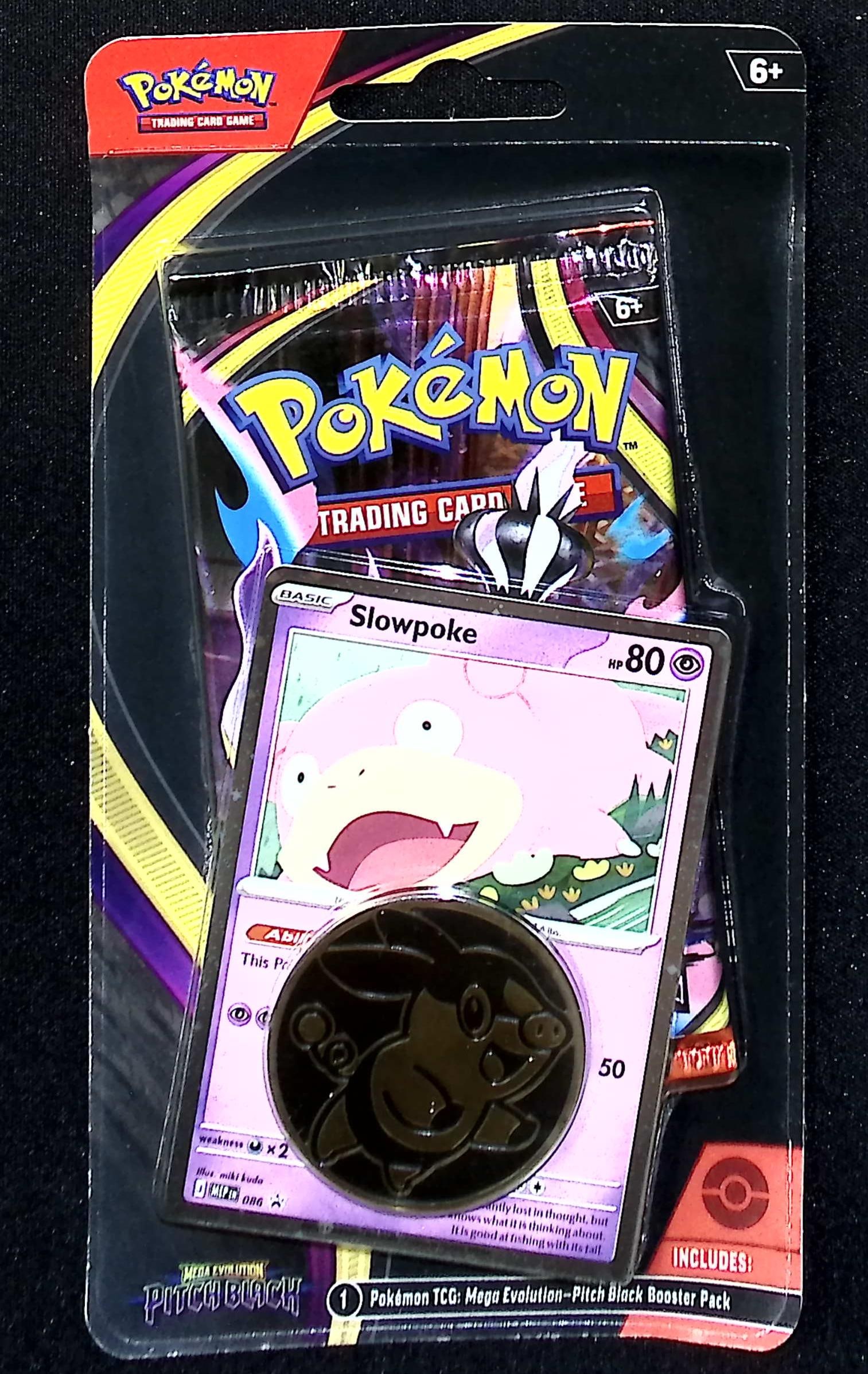 Pokemon Pitch Black Single Booster Blister Hanger w/ 1 Coin & a Promo Card: Pokemon Trading Card Game Cards, Charizard, Pikachu, Mewto, EX, Referse Holo, Holo Rare Cards, Secret Rare Cards, Full Art Cards, Evee, 3 Stars Ultra Rare Cards, Double Rare, Illustration Rare, Specia
