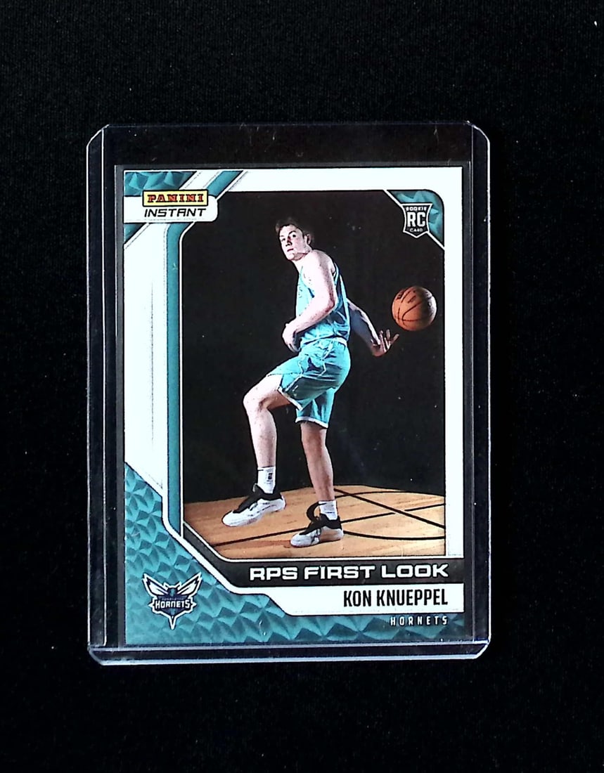 Kon Knueppel Rookie Card /655 2025-26 Panini Instant #RPSFL-4 Charlotte Hornets: Panini, Donruss Optic, Donruss Select, Prizm, Mosaic, Contenders, Revolution, Phoenix, NBA Hoops, Rookie NFL Sports Trading Cards, Silver, SP, SSP, Wave Prizms, Numbered Cards, Basketball sports Cards