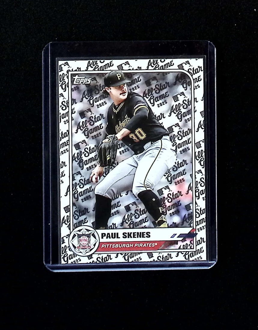 Paul Skenes 2025 Topps All-Star Game #87 Pittsburgh Pirates: Topps, Bowman, & Fanatics Baseball MLB Trading & Sports Cards, Sports Cards for Sale Near Me, World Series & Hall of Fame Players Memorabilia, Refractors, X-Fractors, Numbered, SP, SSP, Valuable Aucti