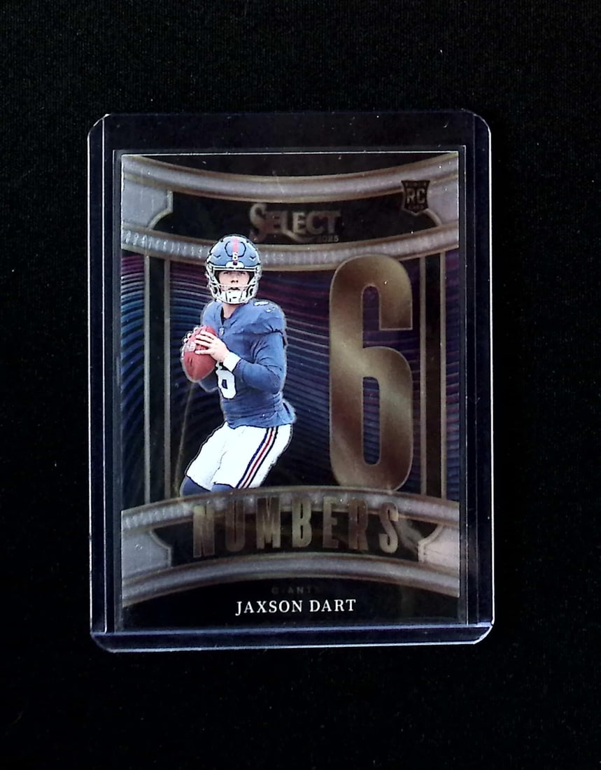 Jaxson Dart Rookie Card Numbers 2025 Panini Select #16 New York Giants: Panini, Donruss Optic, & Donruss Select, Prizm, Mosaic, Contenders, Zenith, Phoenix, Illusions, Absolute, Rookie NFL Sports Trading Cards, SP, SSP, Cards, Football Cards for Sale Near Me, Superbowl & 