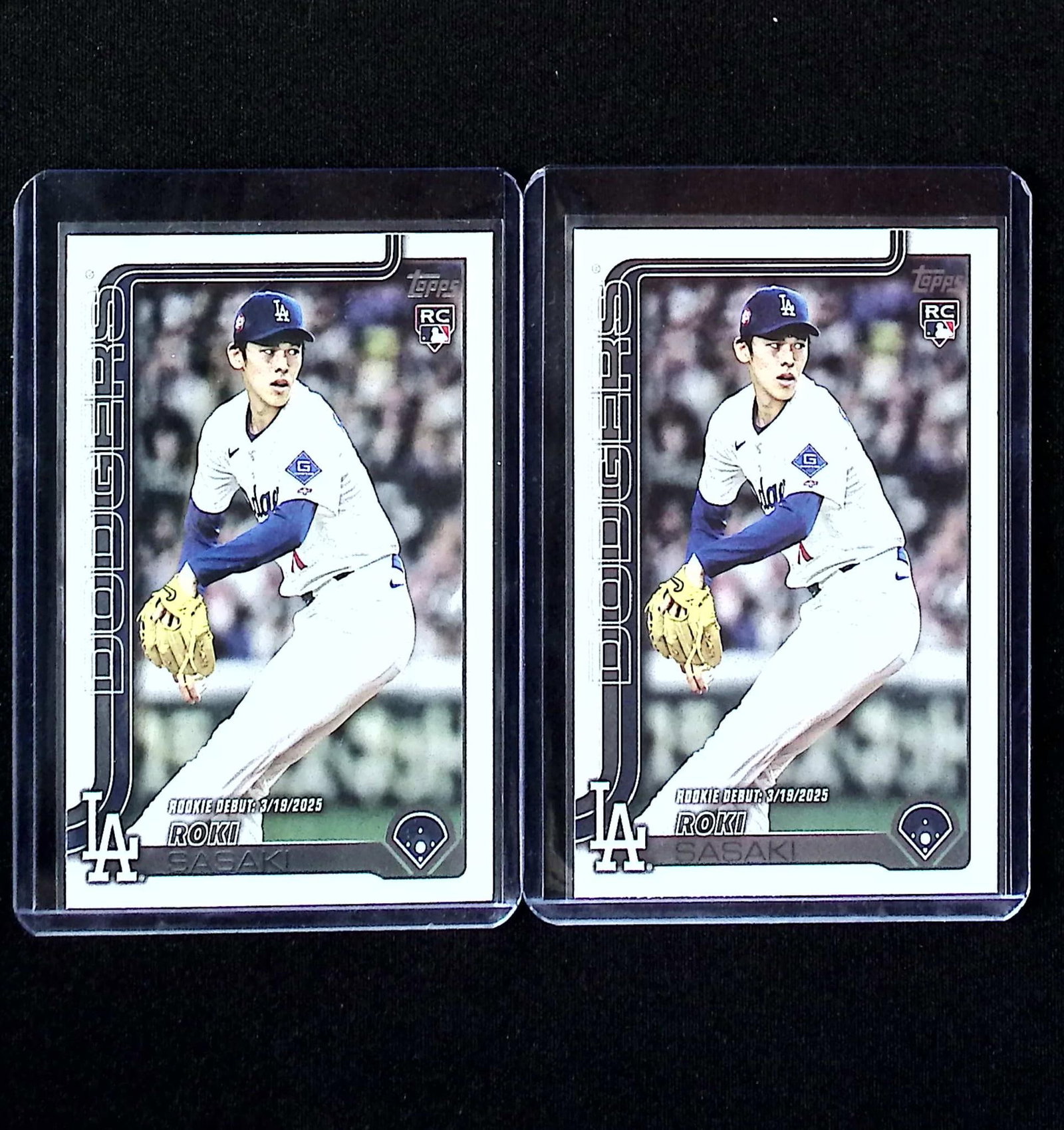 Lot of Roki Sasaki Rookie Cards 2025 Topps Update Series #US199 Los Angeles Dodgers: Topps, Bowman, & Fanatics Baseball MLB Trading & Sports Cards, Sports Cards for Sale Near Me, World Series & Hall of Fame Players Memorabilia, Refractors, X-Fractors, Numbered, SP, SSP, Valuable Aucti